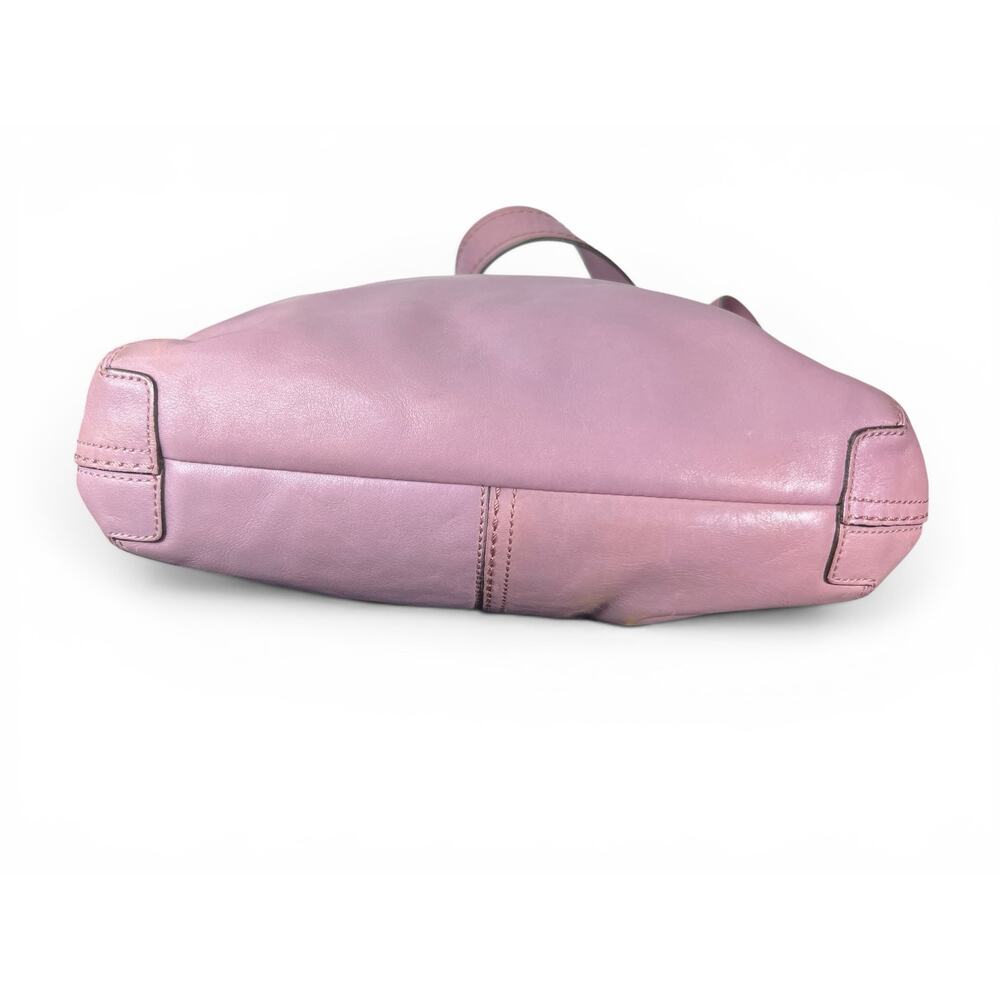 RARE Vintage Coach Bleecker Sophie Lavender Leather Hobo Bag Tattersall 12406 - Picture 11 of 16